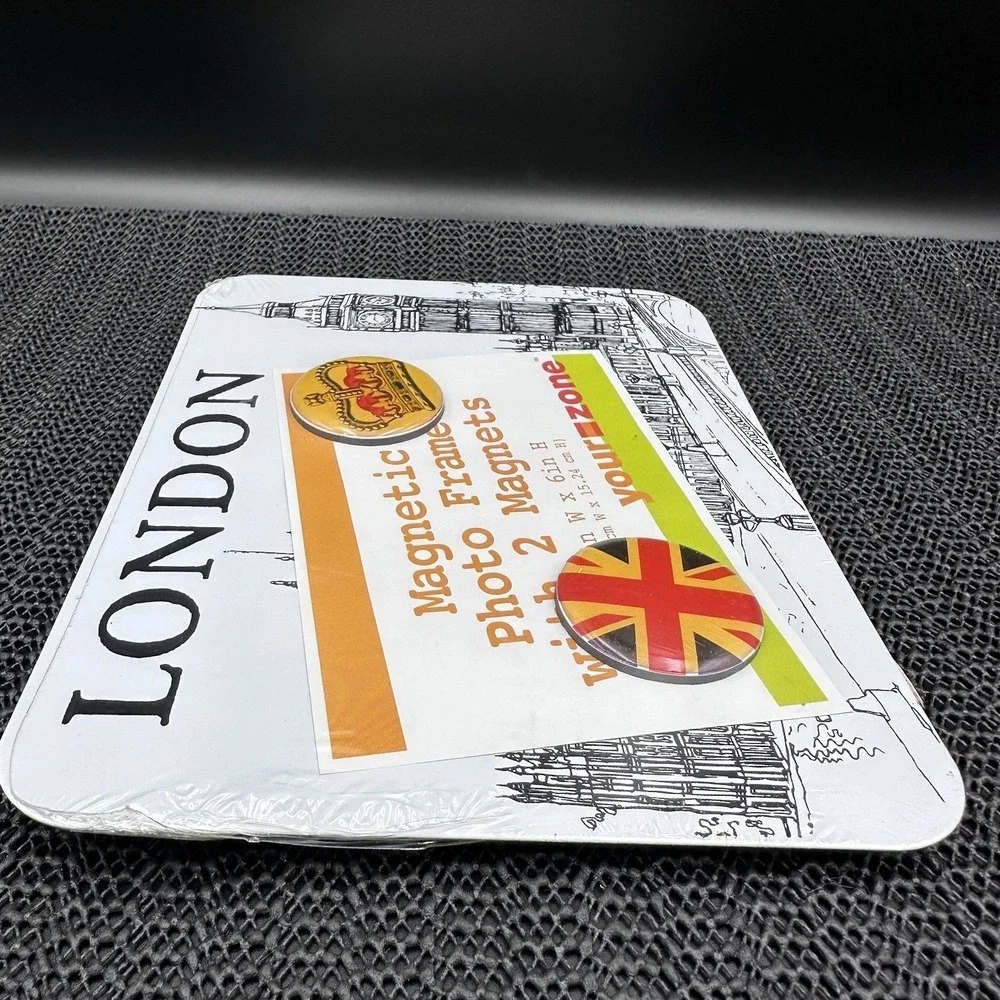 Your Zone London Magnetic Photo Frame w/ 2 Magnets Big Ben New Sealed